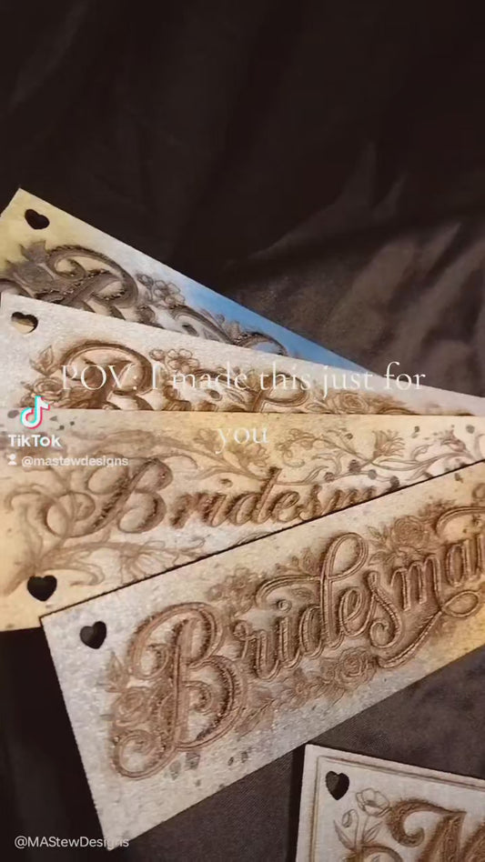 Custom Wood Bookmarks with Tassel – Set of 5